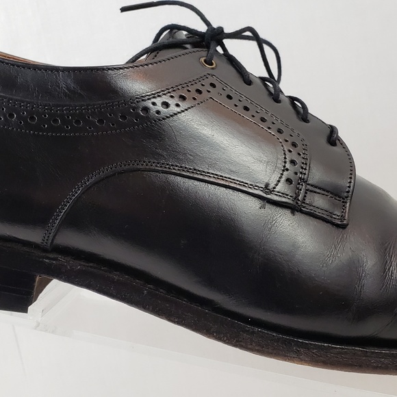Johnston Murphy Edwardian Brogue Oxford Black 9.5